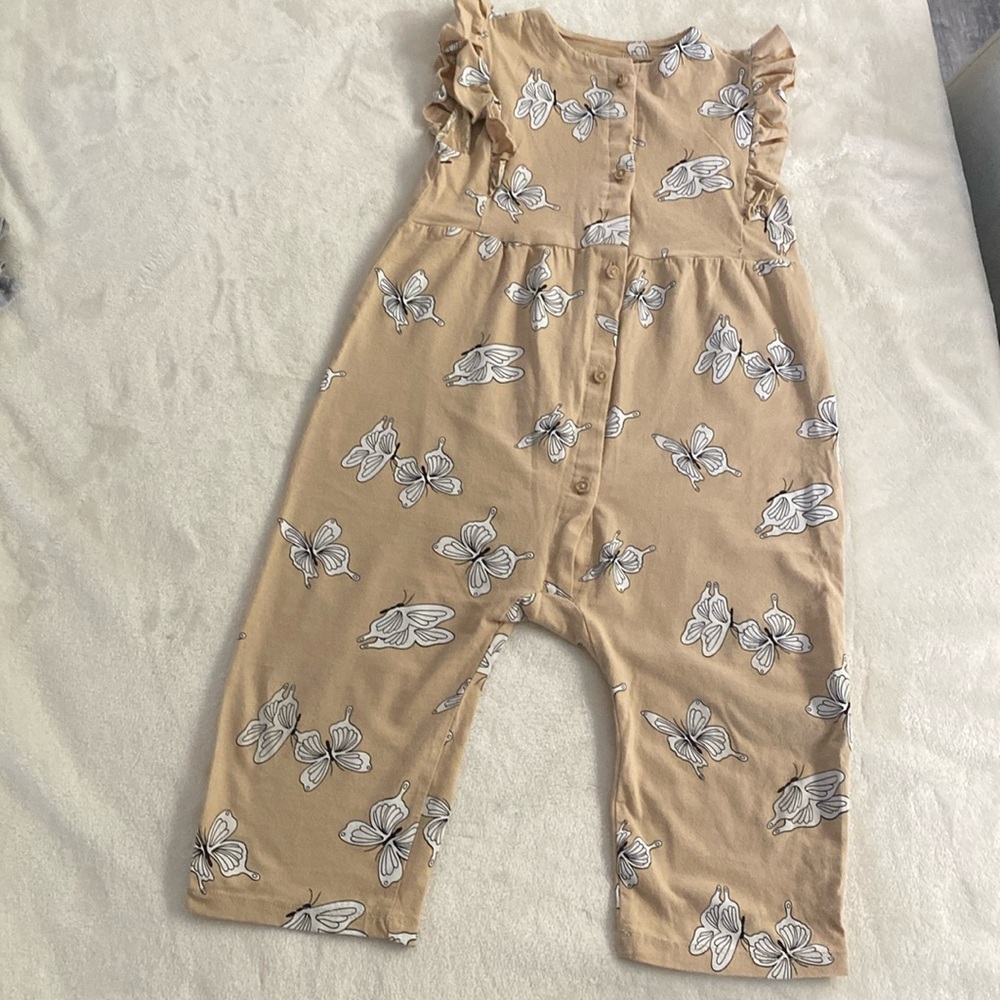 H&M One Piece -Butterfly open front